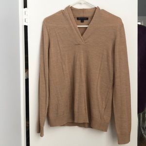 brooks brothers - L - camel sweater